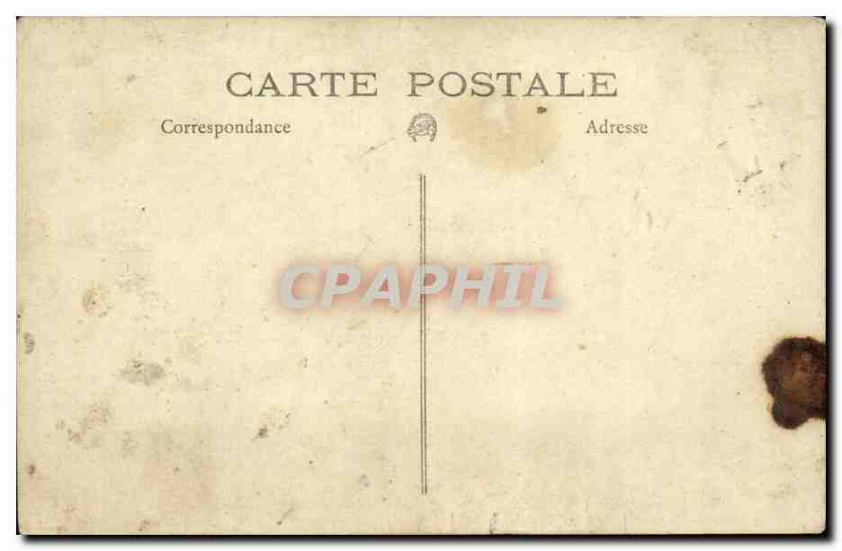 Fantaisie - Hommes - III eme Rac - Smiling men in aprons CPA  — Verso