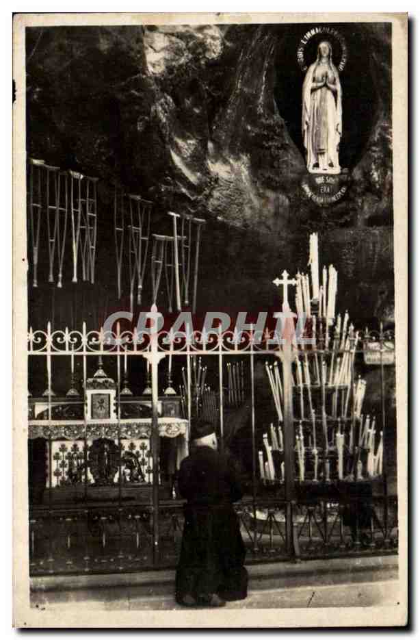 La Grotte de la Vierge — Lourdes — Édition P. DOUCET