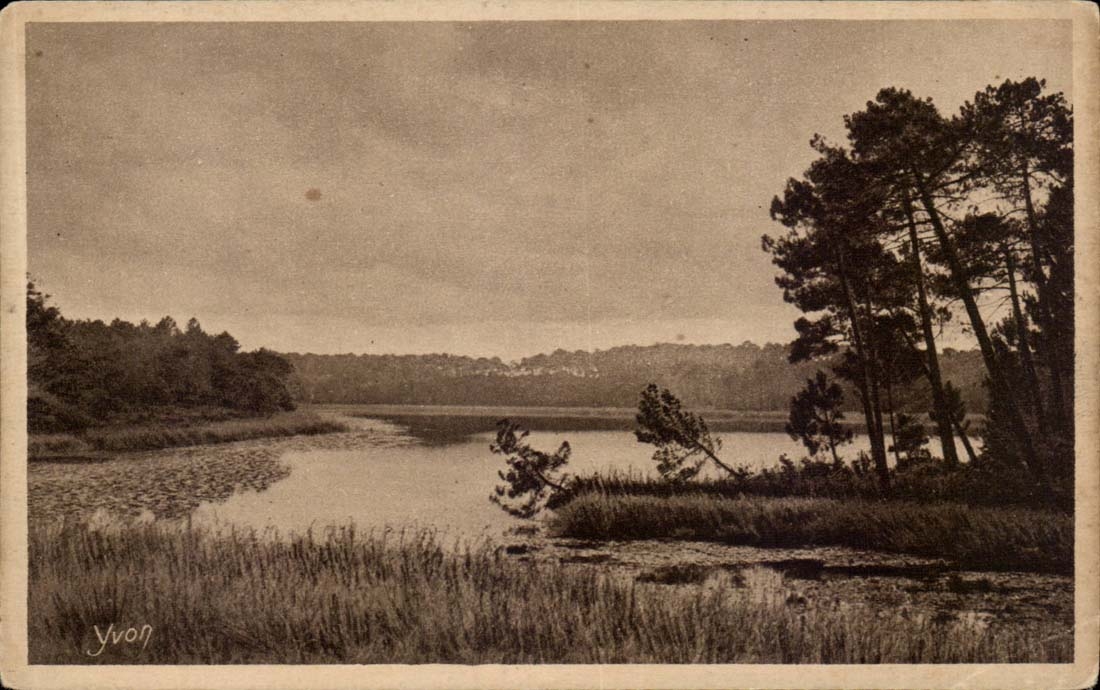 L'Etang de Moliets — Les Landes de Gascogne — Édition d'Art YVON, Neully-Paris