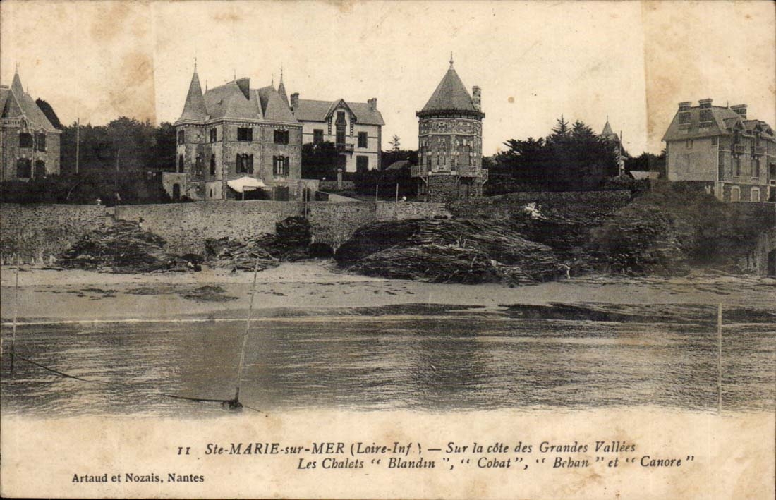 Ste Marie sur Mer - Sur la Cote des Grandes Vales les Chalets - CPA 