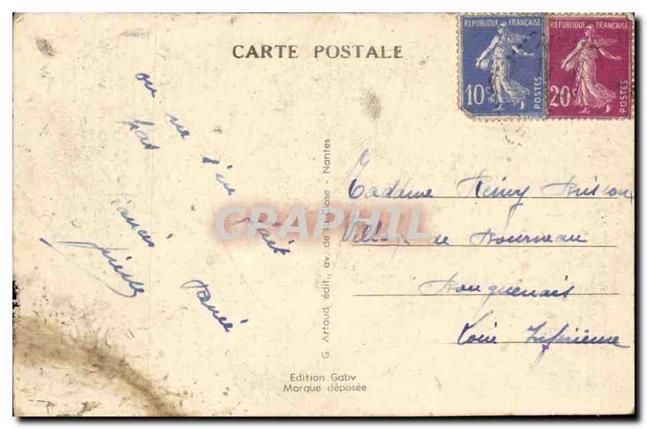 Le Perle de la Cote de Jade - Tharon Plage vers le Sud - CPA  — Rückseite