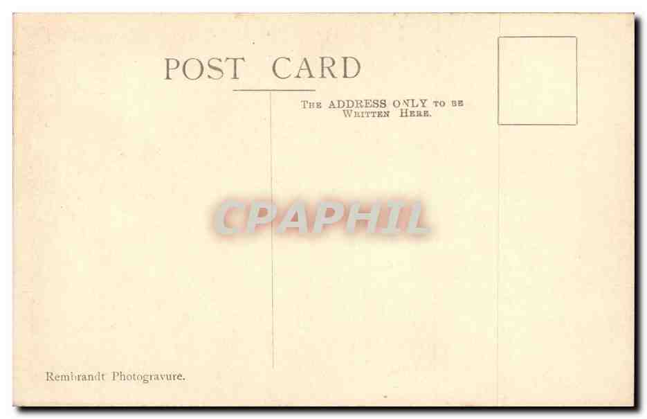 Arts - Corot - Monsieur Pivot - cheval - CPA  — Verso