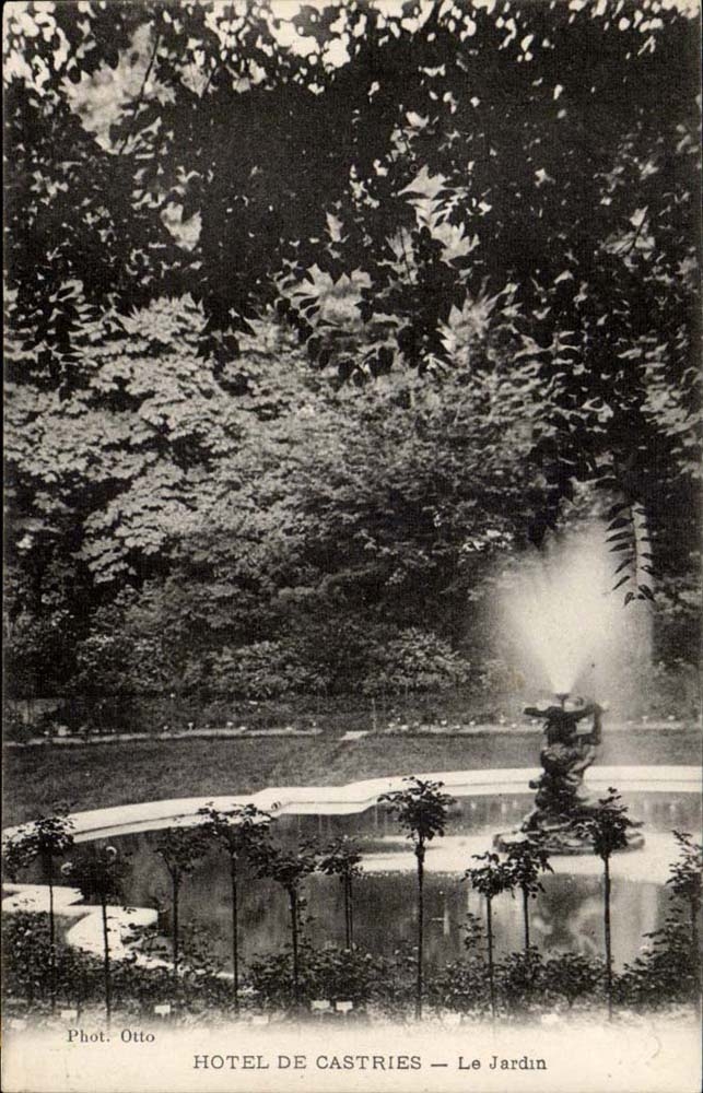 Paris - 7 - Hotel de Castries Le Jardin CPA 