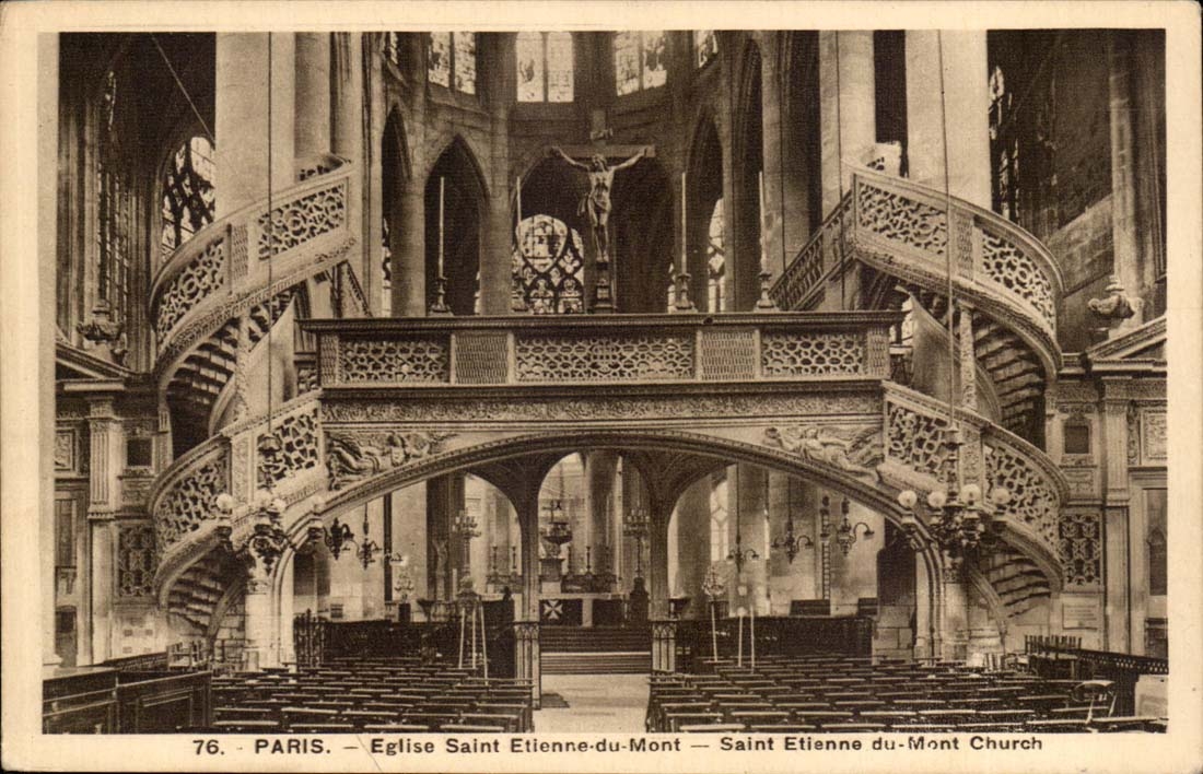 CPA Paris Eglise Saint Etienne du Mont 