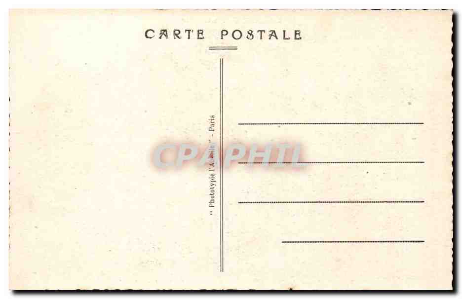 CPA Chateau de Carrouges GRille Jean Goujon  — Rückseite