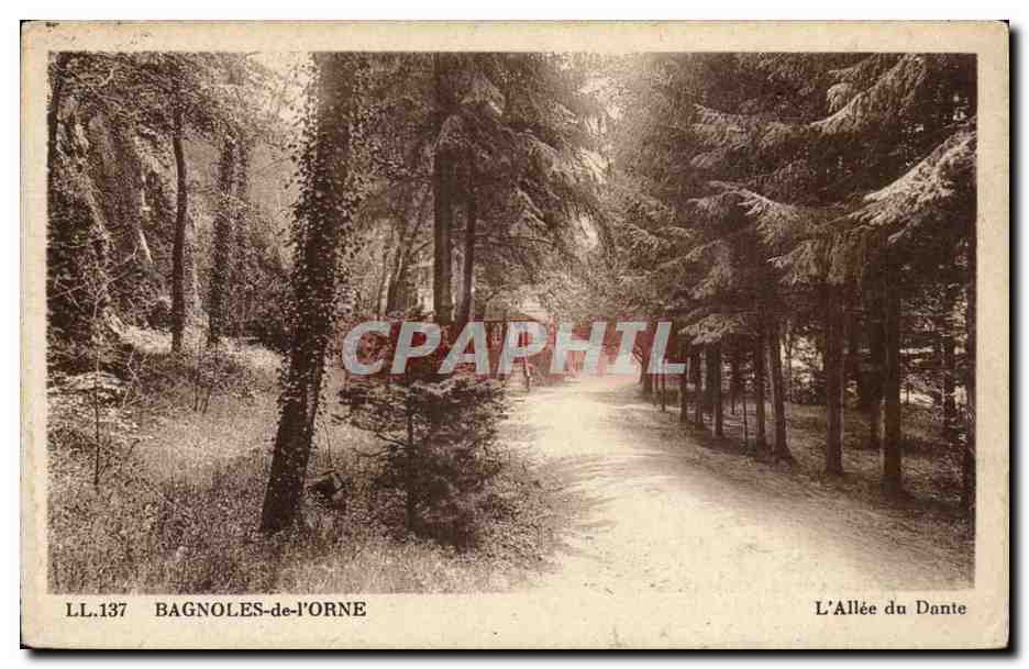 Bagnoles-de-l'Orne — L'Allée du Dante — LL.137 — Cliché des Arts Photomécaniques