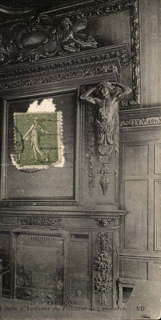 CPA Alencon Chambre de la salle d'audience du tribunal de commerce
