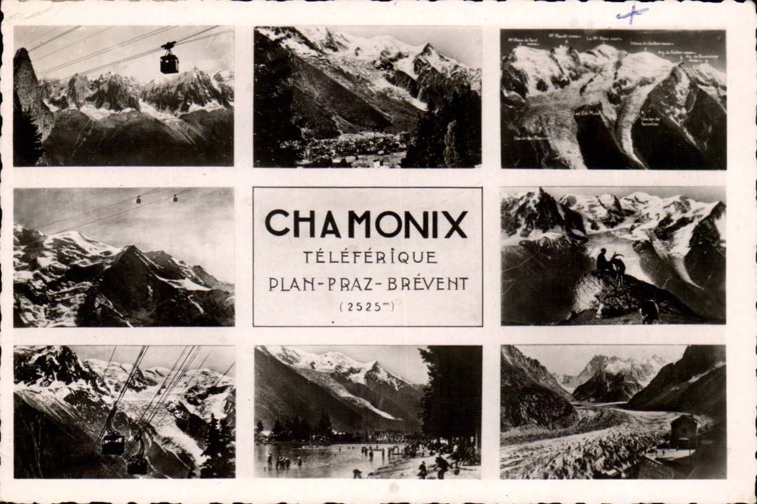 Chamonix - Teleferique Plan Praz Brevent - CPA 