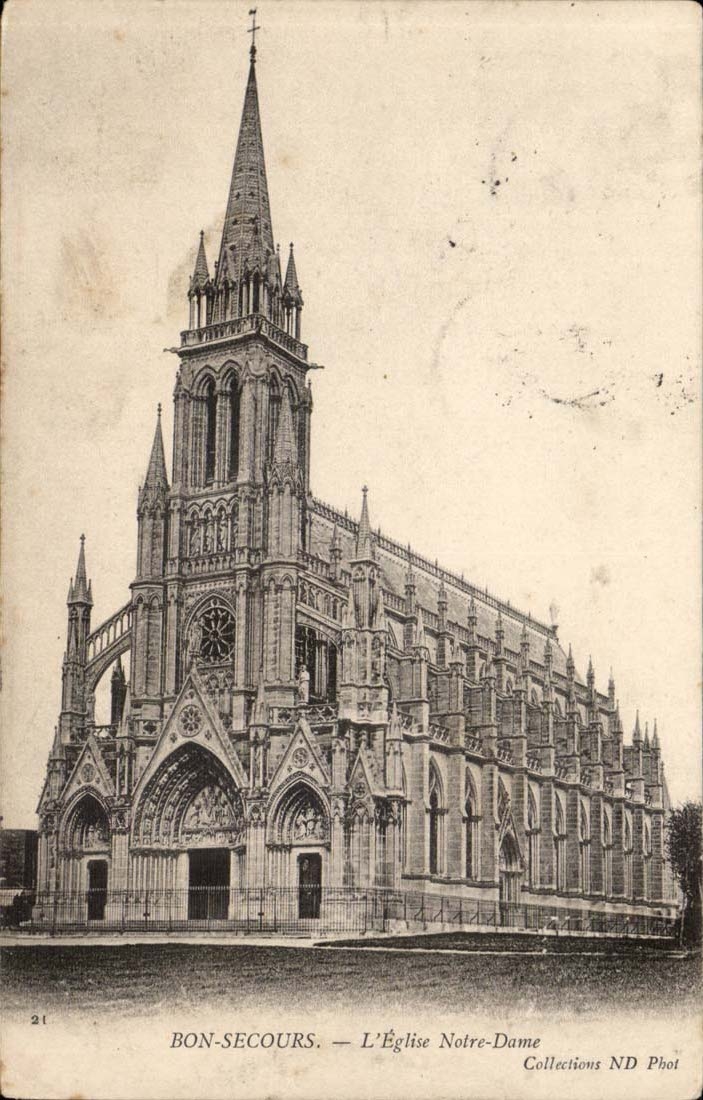Bonsecours - L'Eglise Notre Dame- CPA 