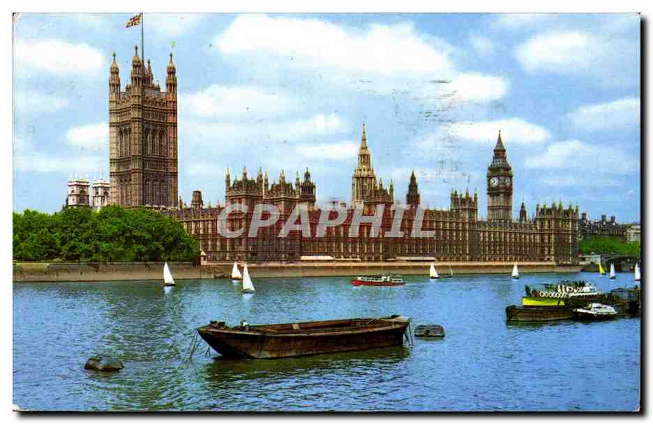 Angleterre - England House of Parliment London - CPA 