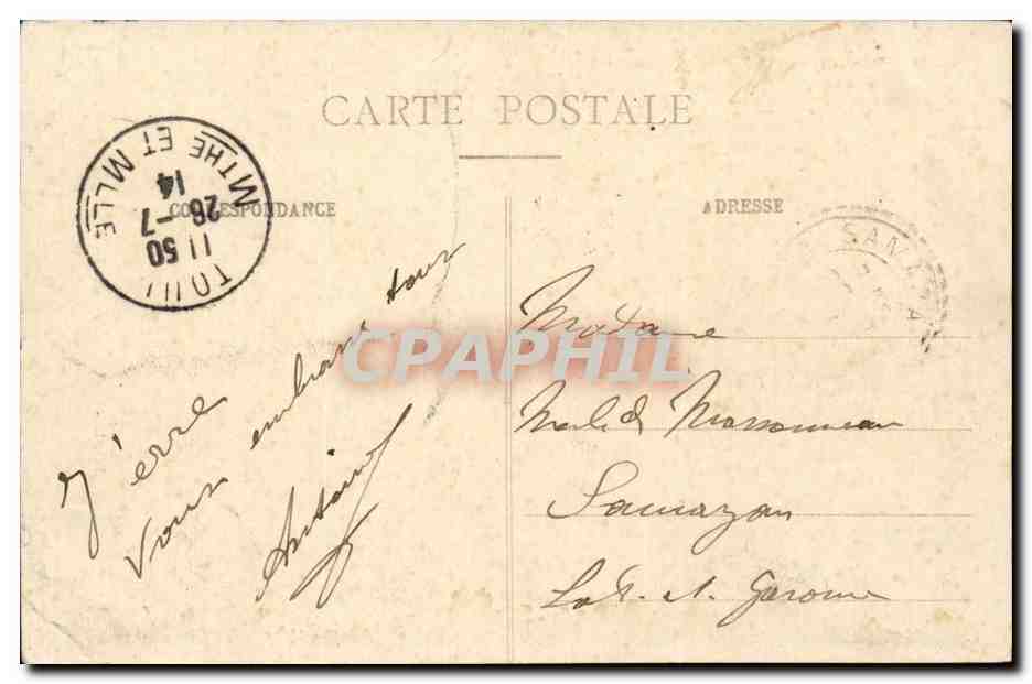 Toul - Cloître de la Cathédrale — éditeur inconnu, n° de série non visible — Reverso