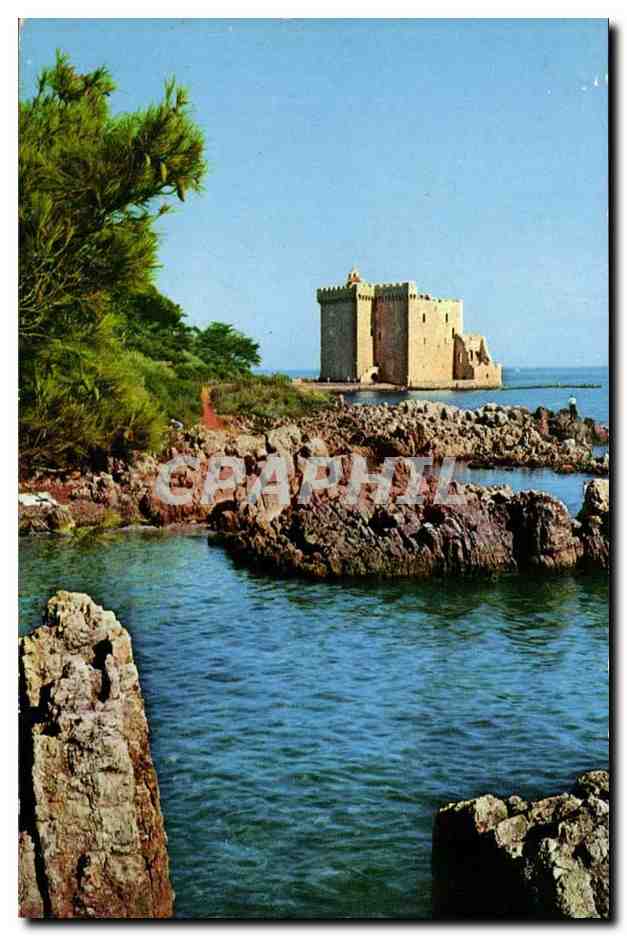 cannes - Ruines de vieux chateau de l'abbaye de Lerins- CPA 