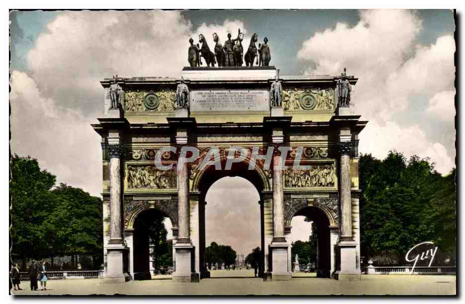 Paris - 1 Arc de Triomphe du Carrousel CPA 