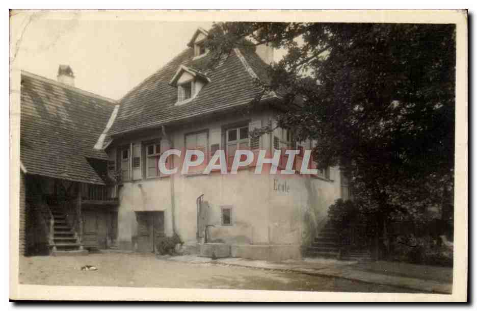 Visitez la Foire Expos Strasbourg en Septembre - hand stamp - Jolie maison - CPA 
