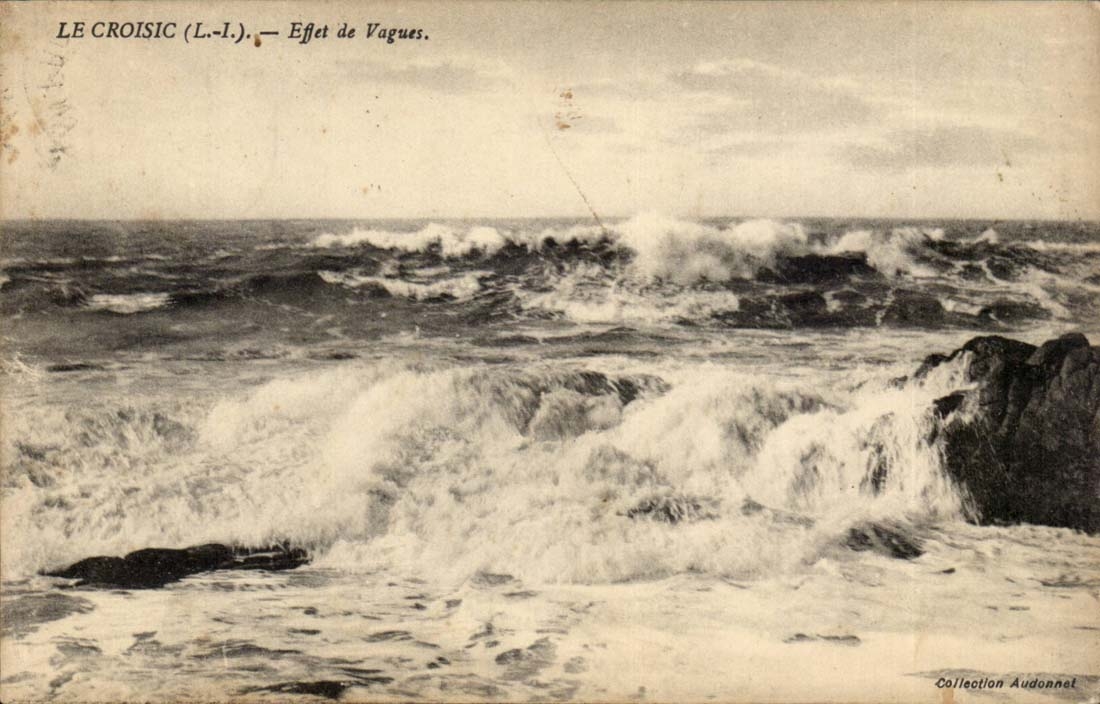 Le CRoisic CPA Effet de vagues