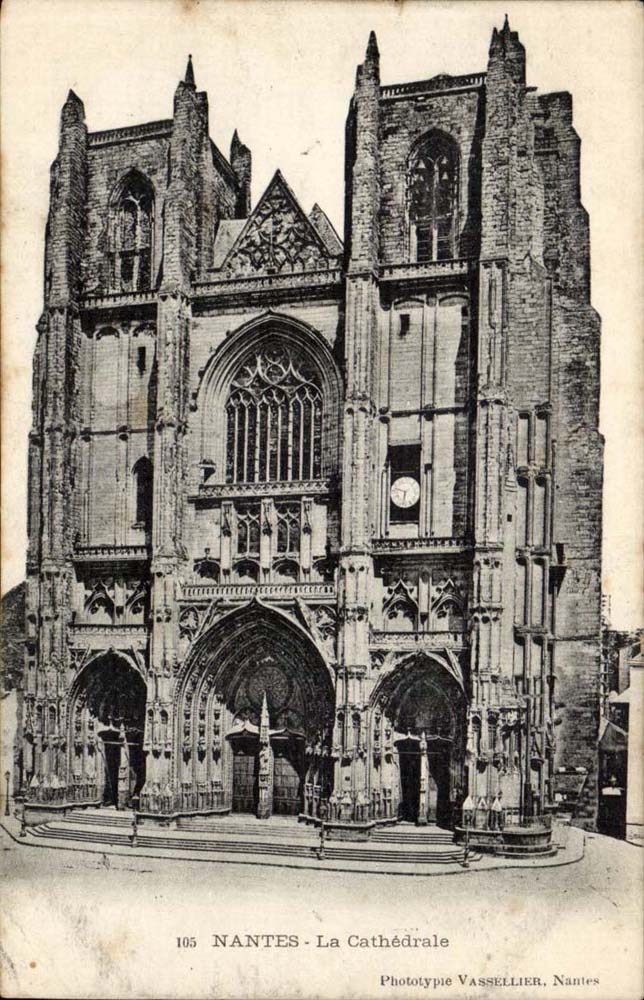 Nantes CPA La cathedrale