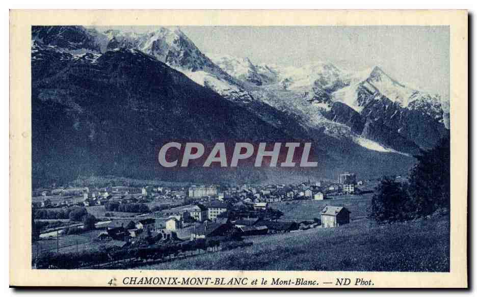 Chamonix Mont Blanc CPA