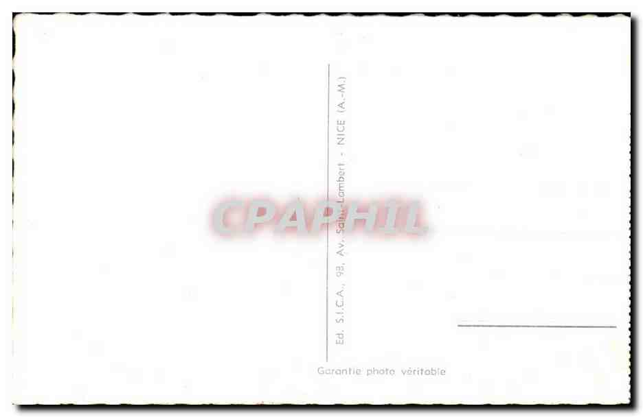 Menton CPA Frontiere franco italienne Le pont St Louis et la douane italienne — Rückseite