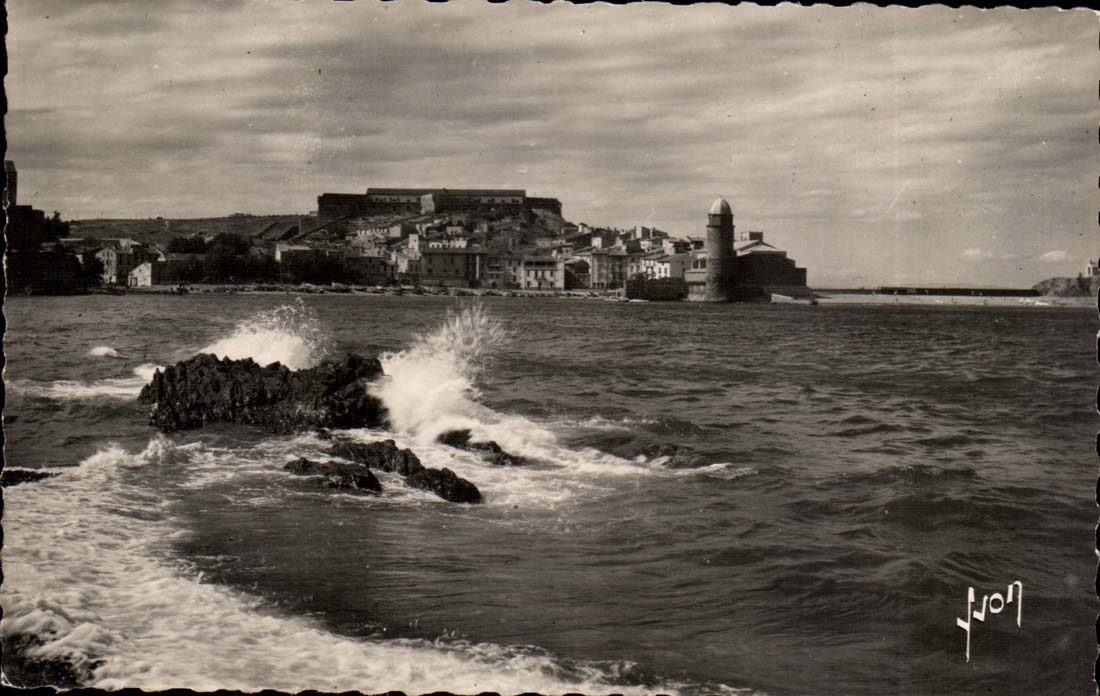Collioure CPM Le port le fort de Miradoux et l'eglise