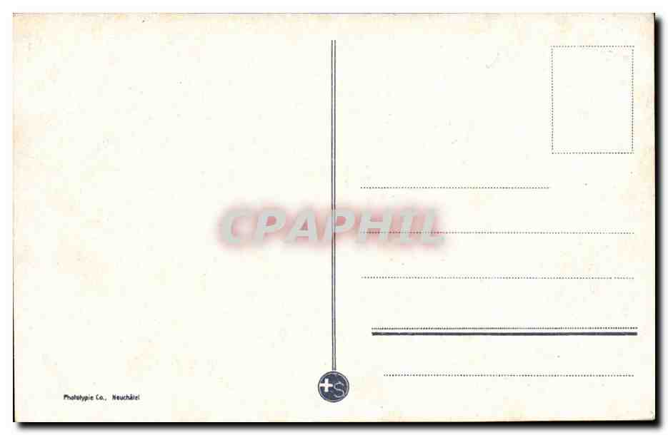 Evian les Bains CPA Etablissement thermal et le casino — Verso