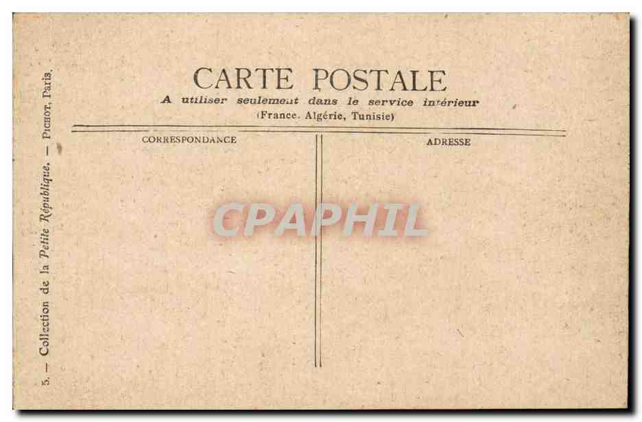 Paris CPA La colonne de Juillet — Verso