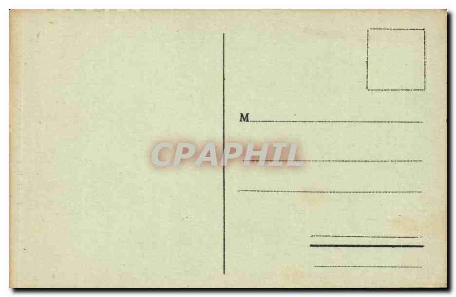 Palais de Fontainebleau — Statue de Diane — CPAPHIL n°56 — Verso