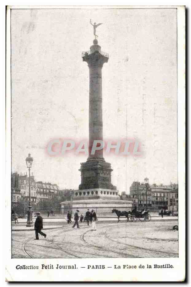 Paris CPA place de la Bastille