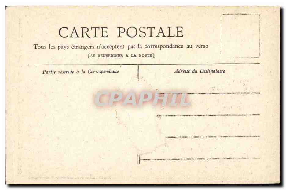 Paris CPA place de la Bastille — Rückseite
