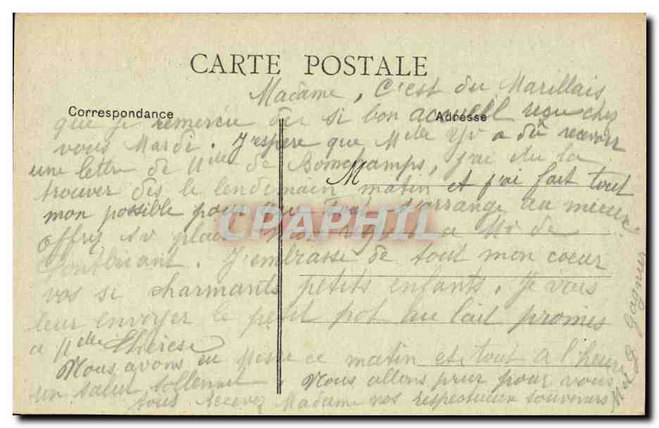 Notre DAme du Marillais CPA Vue exterieure — Rückseite