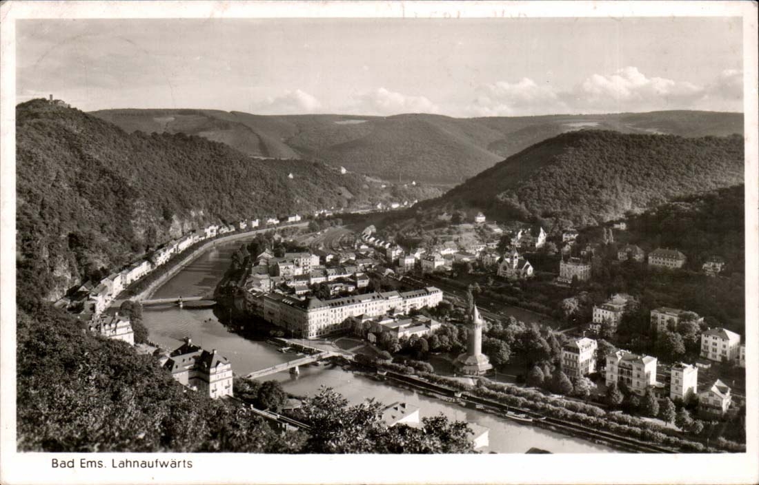 Allemagne CPA Bad Ems Lahnaufarts