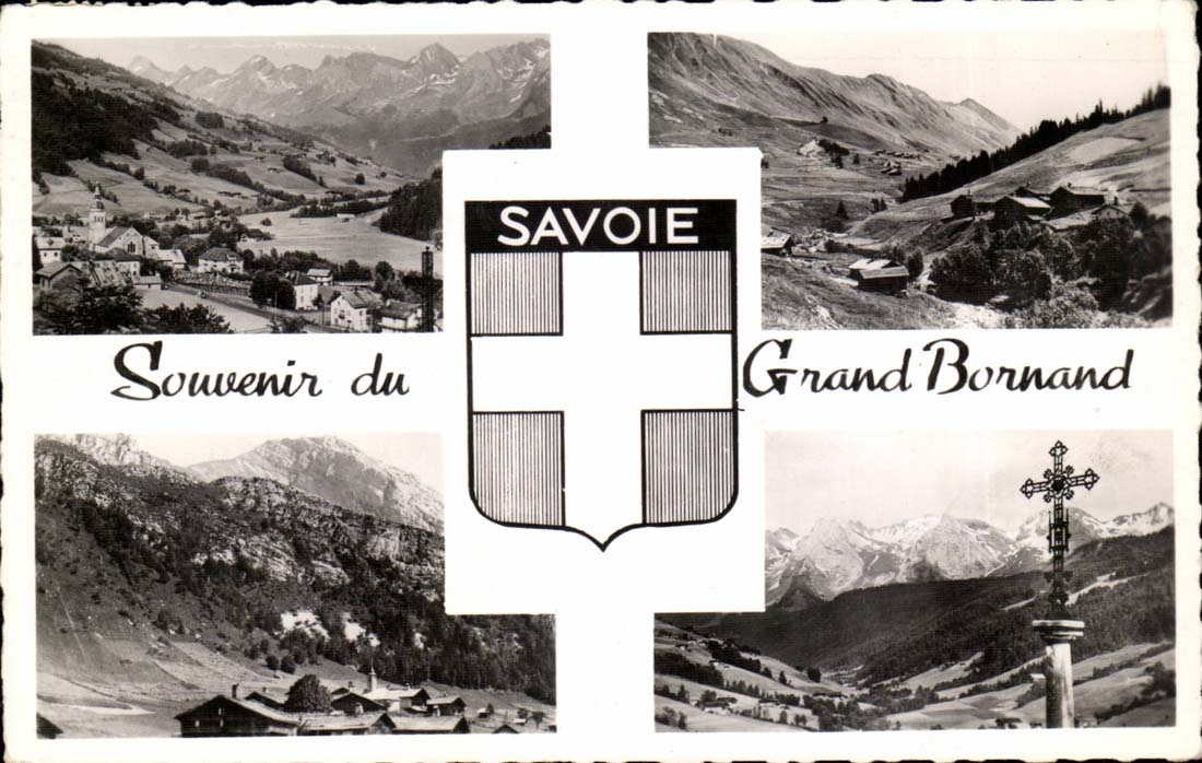CPA SAvoie Souvenir du Grand Bornand