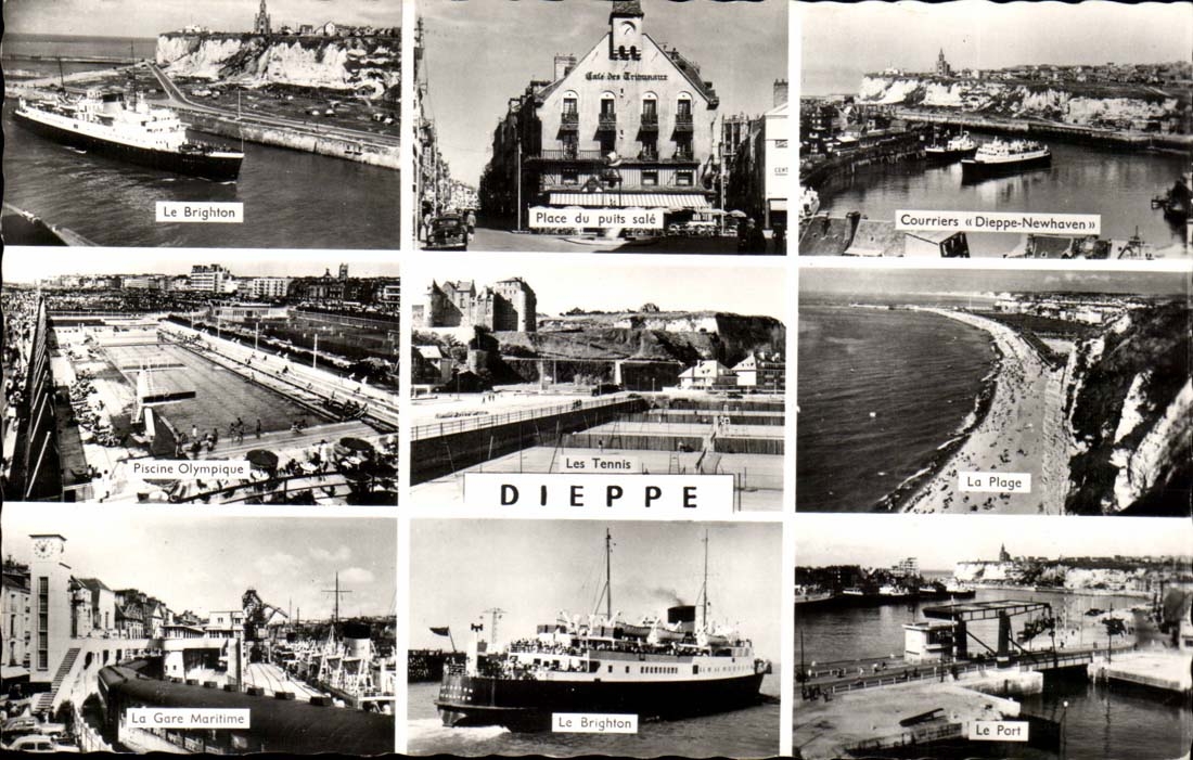 dieppe CPM BRighton Gare maritime (bateau)