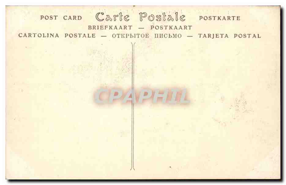 Etretat CPA L'aiguille et la porte d'aval — Rückseite