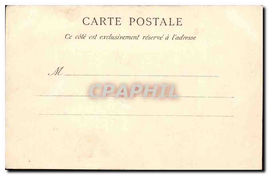 Fecamp CPA L'ancienne abbaye de la Trinite (CAfe Fouque) — Rückseite