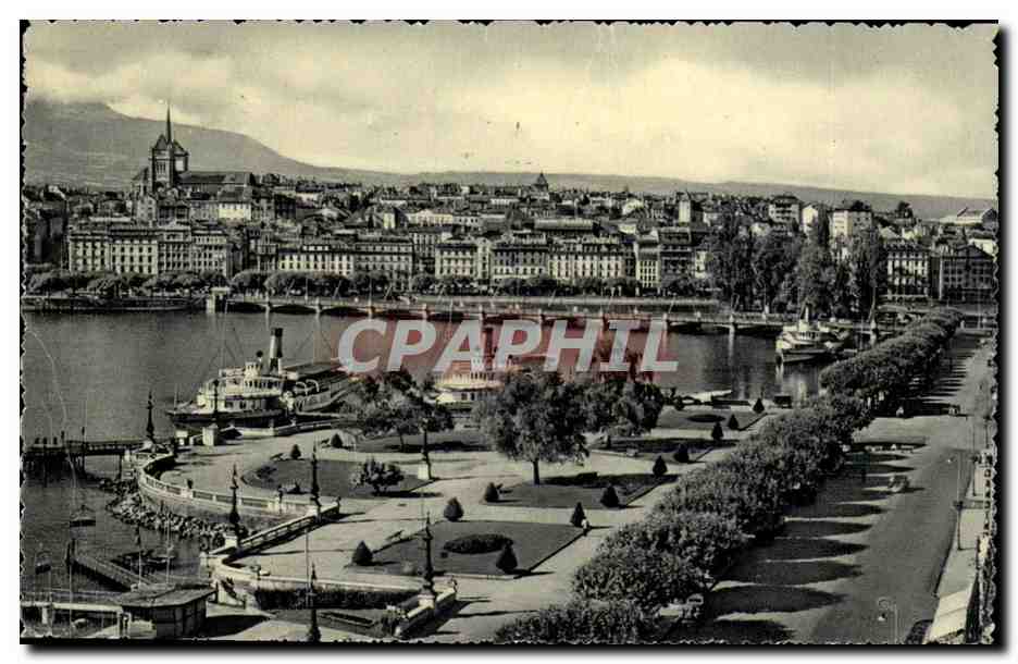 Suisse CPA Geneve Quai du Mont Blanc