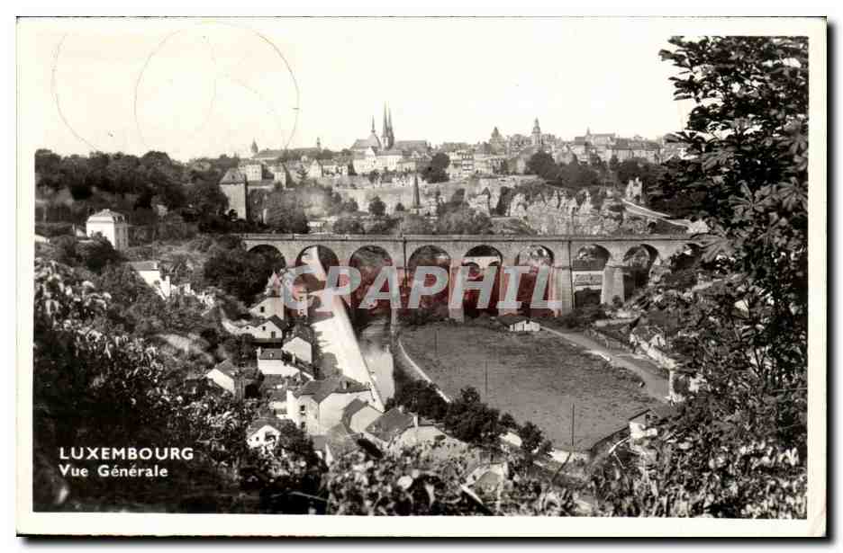 Luxembourg CPA Vue generale