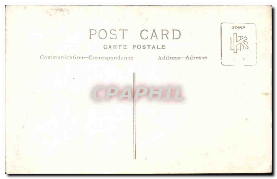CPA Peinture  — Verso