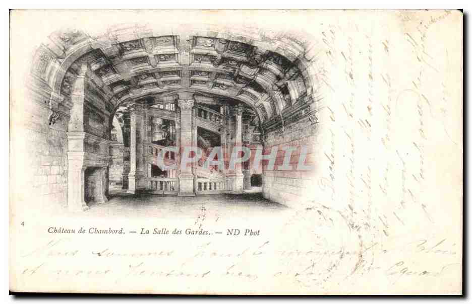 CPA Chateau de Chambord La salle des gardes