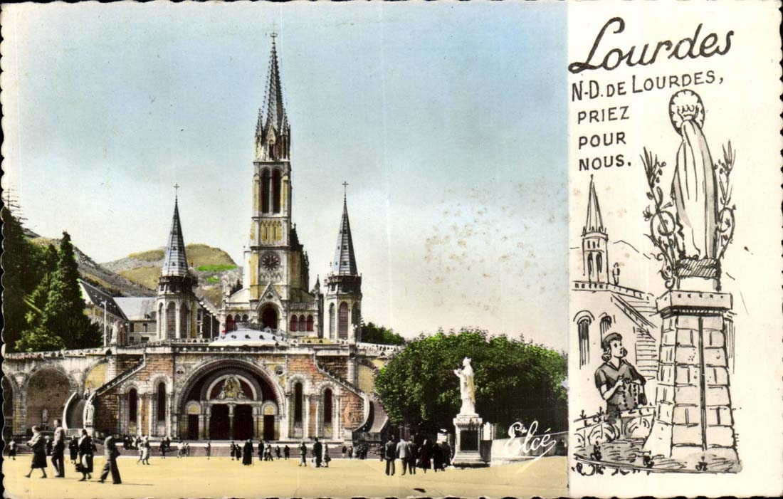 Lourdes CPA ND de Lourdes Priez pour nous 