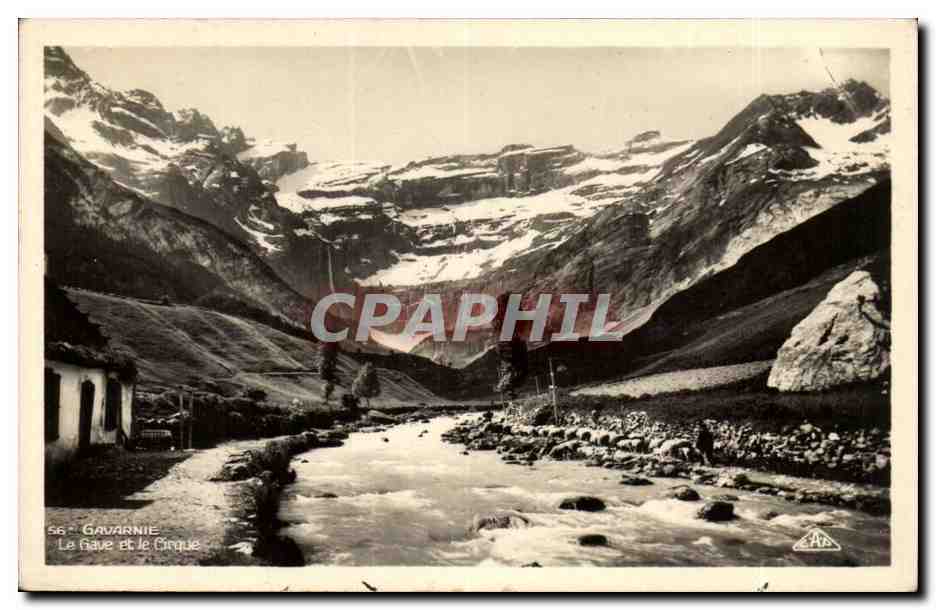 Gavarnie CPA Le Gave et le cirque