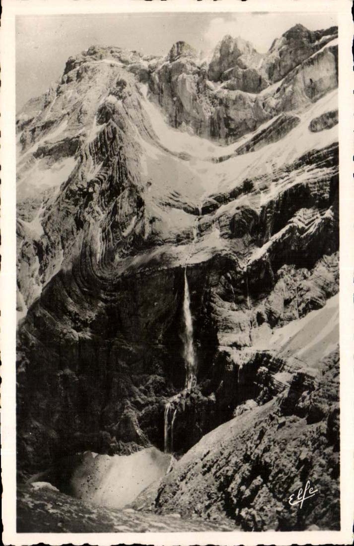 Cascade de 422 m. et les pics d'Astazou (3.223 m.) — Gavarnie (Hautes-Pyrénées) — Éditeur: Quéan - Imbouche