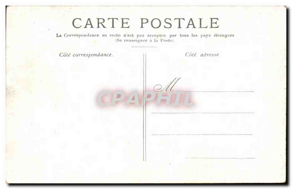 Paris CPA LA place de la Concorde — Rückseite