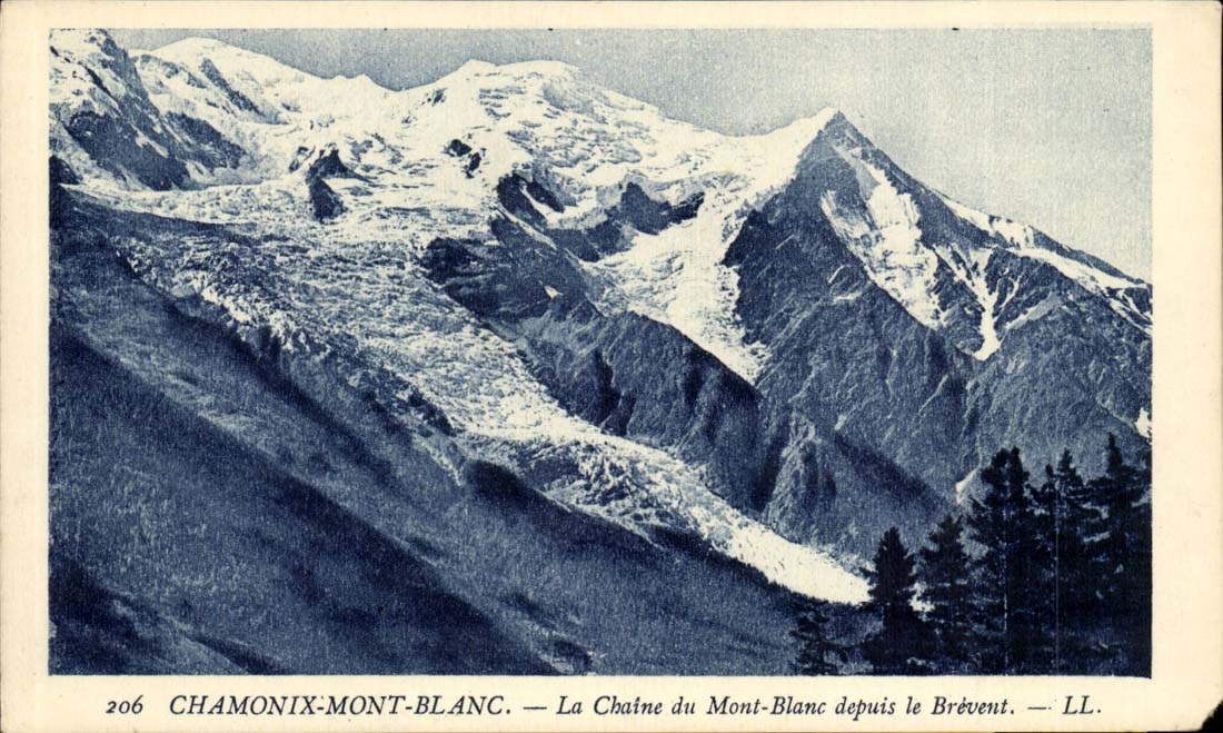 Chamonix Mont Blanc CPA Le mont blanc