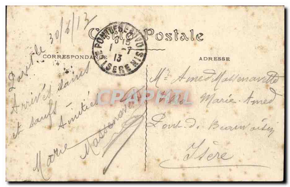 paris CPA Tombeau de Napoleon 1er — Rückseite
