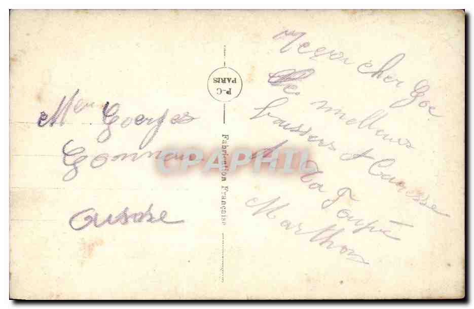 Rêve d'un soir — scène de couple amoureux — P.C. Paris n°83 — Verso