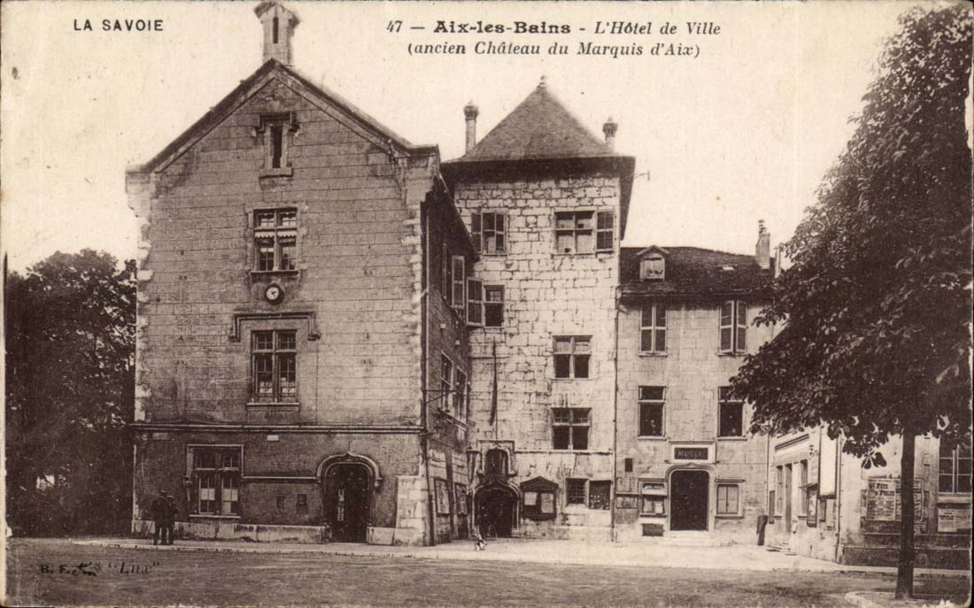 Aix les Bains CPA L'hotel de ville (ancien chateau du marquis d'Aix)
