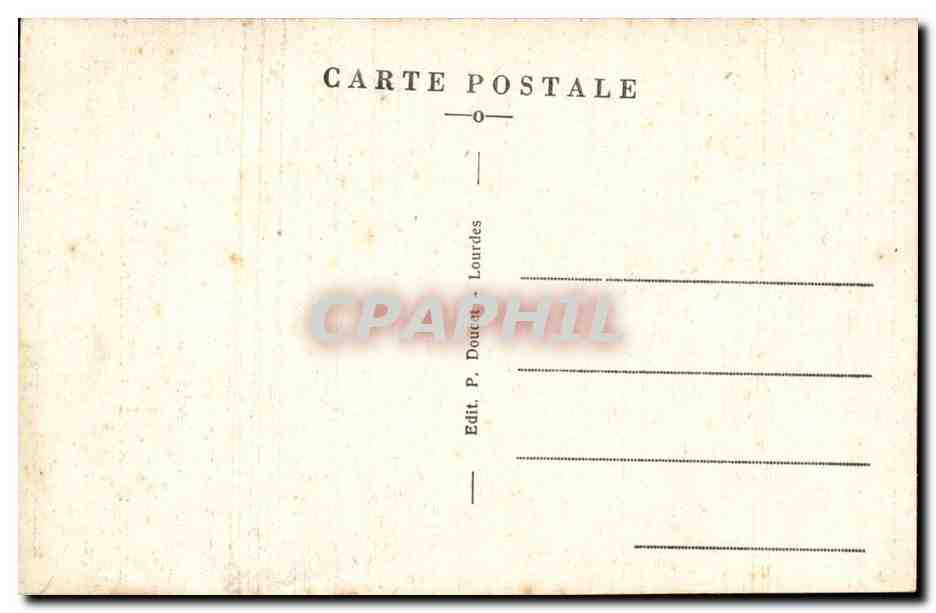 Lourdes CPA Sainte Bernadette Soubirous — Verso