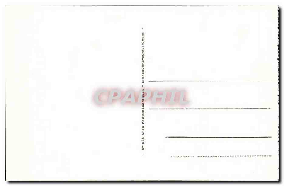 Nancy CPA La cathedrale et grilles Jean Lamour — Verso