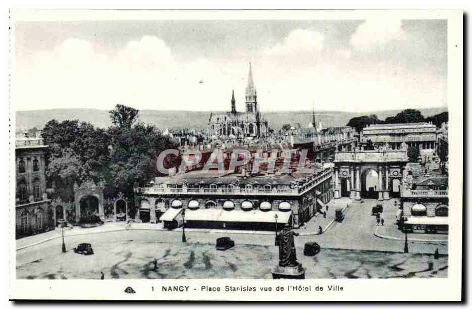 Nancy CPA Place Stanislas vue de l'hotel de ville