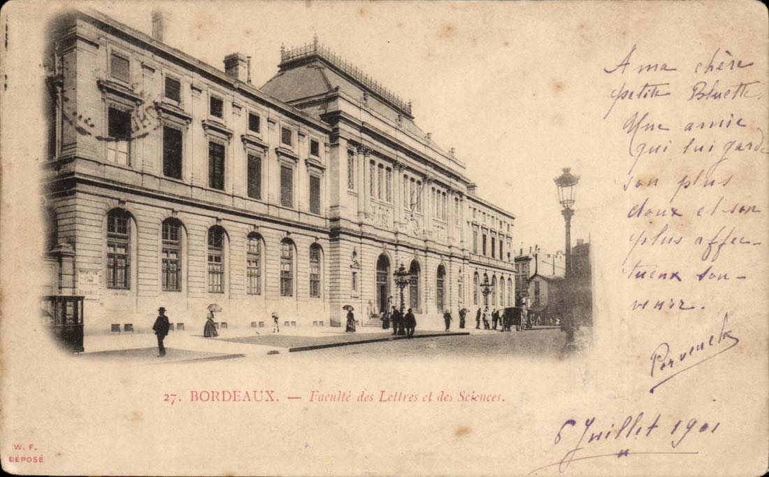 Bordeaux CPa Faculte des lettres et des sciences